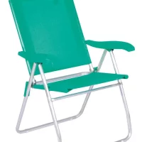 SILLA PLEGABLE BOREAL ALTA ALUMINIO CON POSICIONES