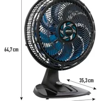 VENTILADOR DE PIE X-TREME 9 ASPAS 160W ARNO